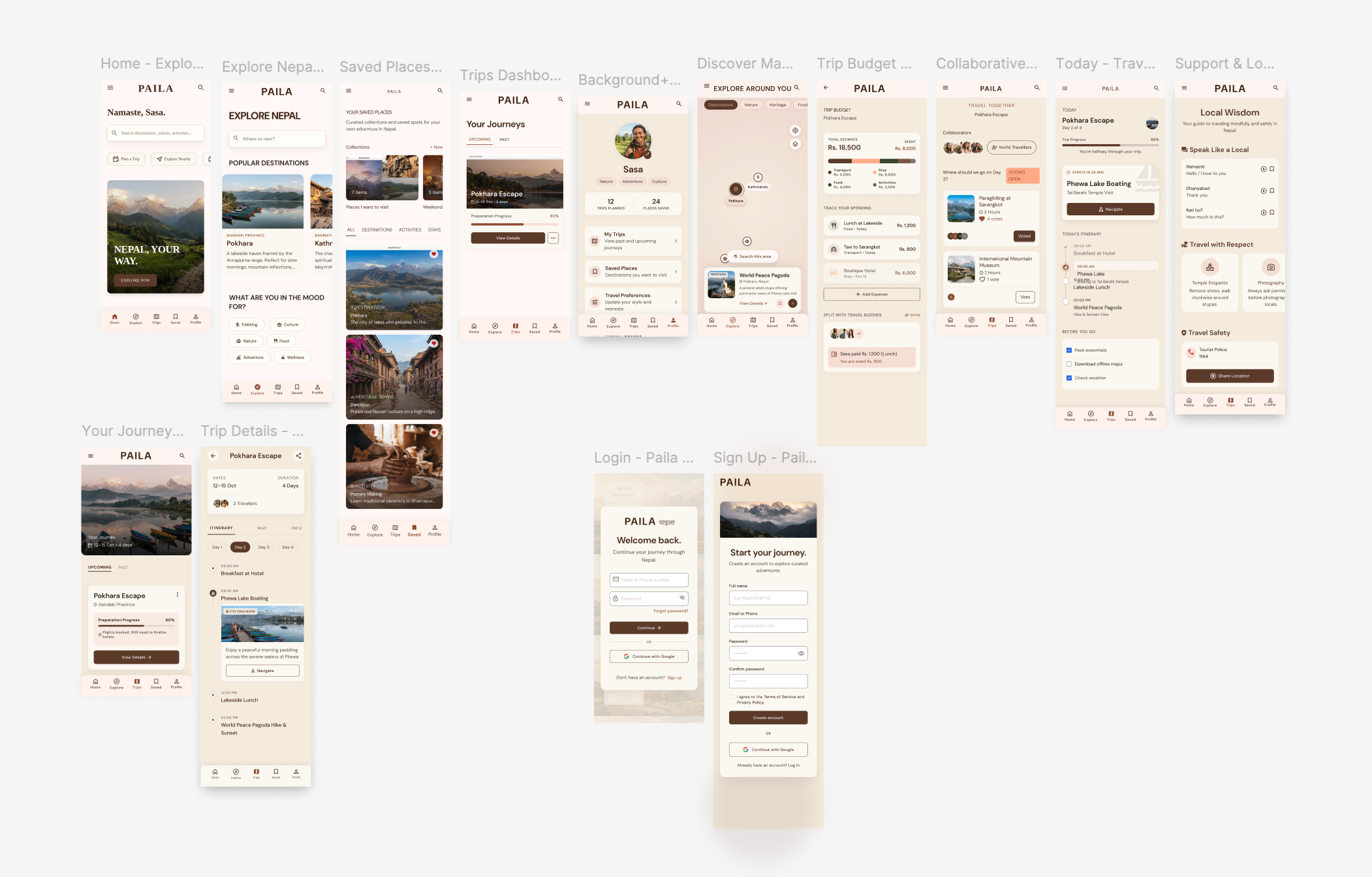 Paila Travel App
